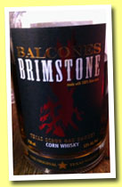 Balcones ‘Brimstone’ (53%, OB, corn whisky, Texas, +/-2012)